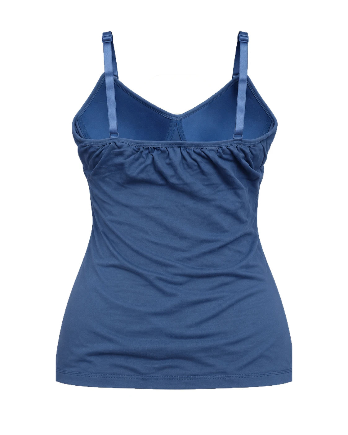 Padded camisole in Blue, back