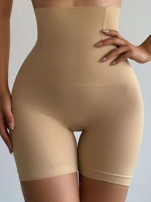 Skin seamless high-waist shaper shorts, front view